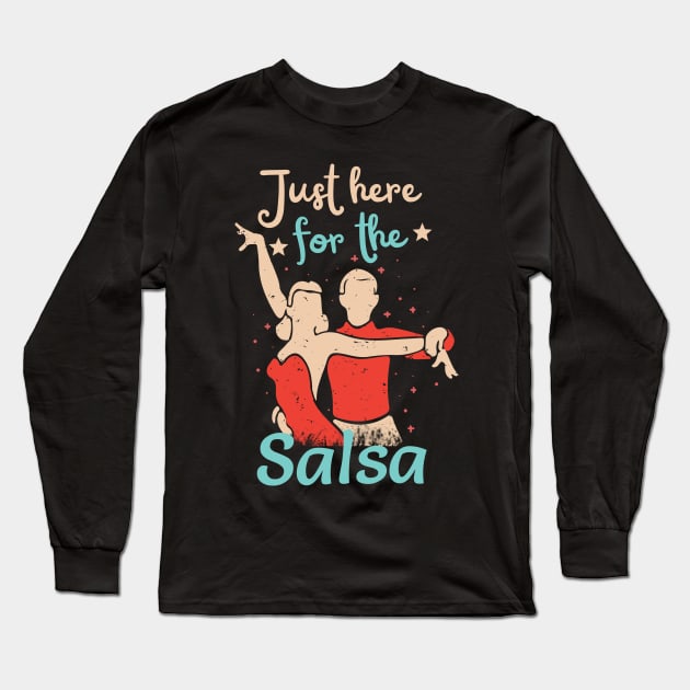 Salsa Music Dancing Dance Lover Latin Art Long Sleeve T-Shirt by USProudness